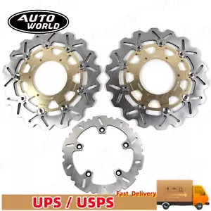 Rotor de disco de freno delantero trasero para BMW F 800 GS 2009-2015 2014 2013 2012 2011 2010 - Imagen 1 de 14