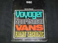 1980 Dodge/Plymouth Voyager/Sportsman Van Shop Manual