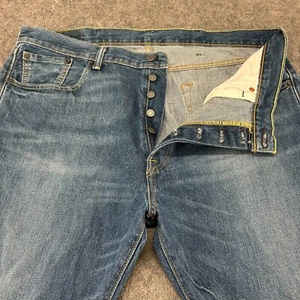 Levis 501 CT Jeans Herren 38x34 Blau Tapered Leg Regular Fit Medium Wash Baumwolle - Bild 1 von 10