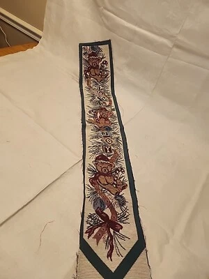 Tapiz colgante de pared de oso de Navidad con Noel y alegría medidas 36,5” por 3,5”. Foto 1 de 4
