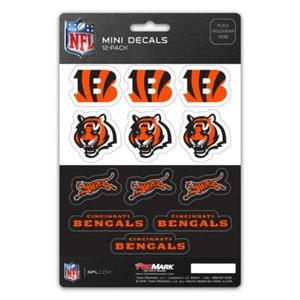 Cincinnati Bengals Mini 12 Pack Decal Set - Picture 1 of 1