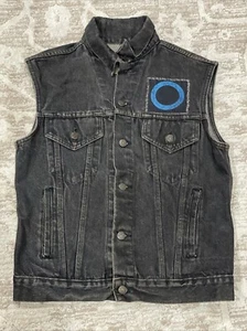 Vintage Levi’s The Germs GI Band Jean Vest Punk Rare Made In USA Size Small - Picture 1 of 12