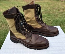 Wolverine 1000 Mile Filson x Rowan Leather And Canvas Boots  Size 8D 🇺🇸