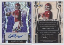 2022 Leaf Flash Purple Metalized Sparkles /20 Spencer Rattler #BA-SR1 Auto