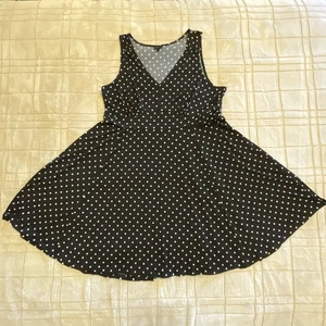 Torrid Dress Size 3 3XL Black White Polka Dots Sleeveless Classic Career Capsule - Picture 1 of 16