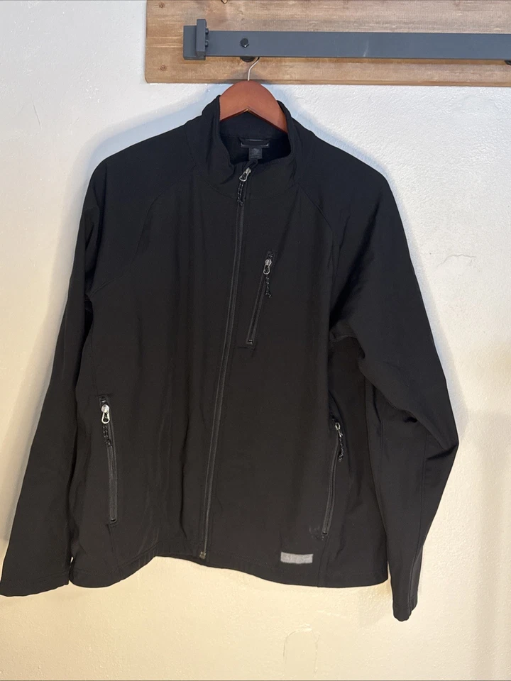 Куртка REI на молнии легкая черная мужская размер XL - Изображение 1 из 4