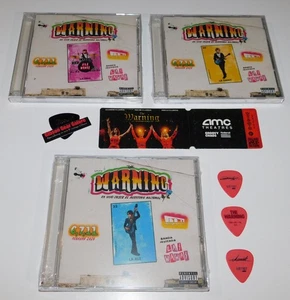 The Warning Band CDMX Live Signed 3 CD Set Guitar Pick Movie Ticket Sealed New - Picture 1 of 10