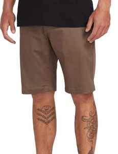 Volcom Frickin Modern Stretch 21 Shorts in Mushroom for men REFB5S2 - Picture 1 of 2