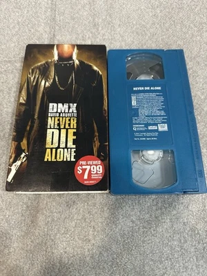 Never Die Alone VHS Rare Blue Tape DMX - Image 1 of 4