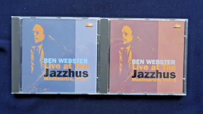 BEN WEBSTER - Live At The Jazzhus Montmartre Vol. 1 + 2 (1965) *2xCD* Jazz, Cool - Bild 1 von 2