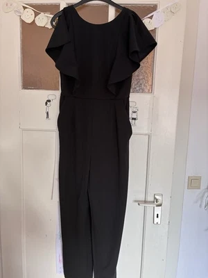 Schöner Jumpsuit, Overall, schwarz, kurzer Arm, Gr. 38, Jake‘s - Bild 1 von 2