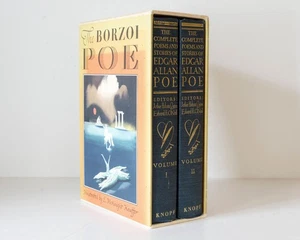 THE BORZOI POE Complete Poems and Stories Edgar Allan Poe 2-Volume Box Boxed Set - Picture 1 of 24