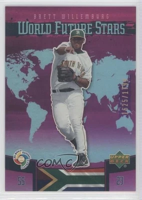 2006 Upper Deck Future Stars World Purple /1799 Brett Willemburg #WBC-24 - Image 1 of 2