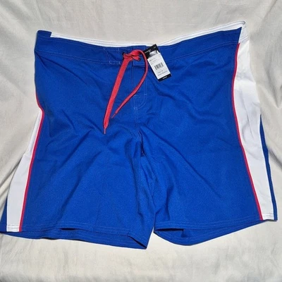 Nuevo con etiquetas Adidas Azul Blanco Rojo Stucker Pantalones Cortos de Natación para Hombres Talla 44 Foto 1 de 4