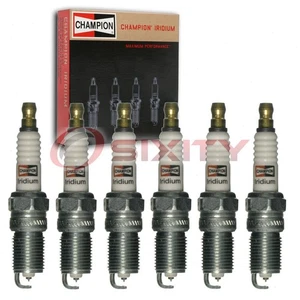 6 pc Champion Iridium Spark Plugs for 1997-1998 Oldsmobile Regency 3.8L V6 mv - Picture 1 of 5