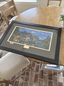 HARLEY DAVIDSON "SAM'S PLACE" von DAVE BARNHOUSE signierter gerahmter Druck - Bild 1 von 10