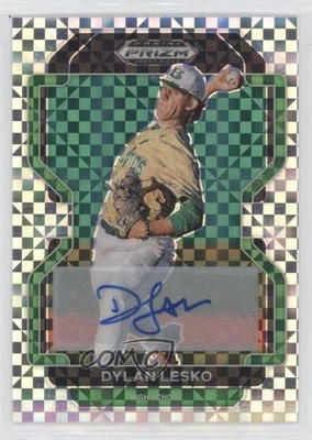 2022 Panini Prizm Draft Picks Power Plaid /17 Dylan Lesko #PDP15 Auto - Image 1 of 2