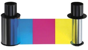 HID Fargo HDP5000 Color Ribbon ID Card Printer YMCKIKI 084059 Genuine OEM - Picture 1 of 8