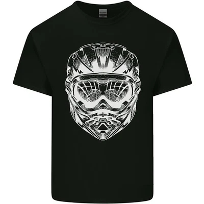 Downhill Mountain Biking Helmet DH MTB Kids T-Shirt Childrens - Image 1 of 4