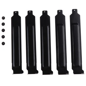 5pcs/lot Black metal slot covers dust filter blanking plate for PCI JwTSA Hc - Afbeelding 1 van 8