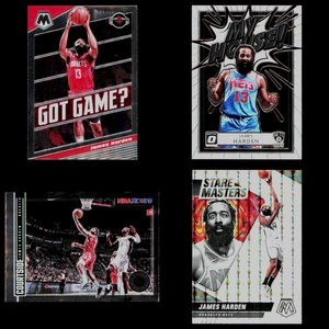 James Harden Lot 4 Basketball Cards Brooklyn Nets Houston Rockets My House Optic - Picture 1 of 7