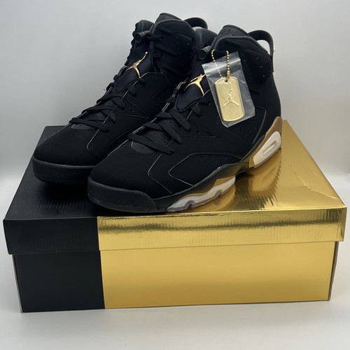 Nike Air Jordan 6 Retro DMP 2020 Oro Metallizzato Nero Taglia 12 Uomo NUOVE ✅