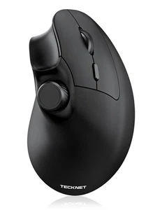 Ergonomic Mouse, Rechargeable Wireless Bluetooth Mouse (BT 5.0/5.0+2.4G), Ver... - Picture 1 of 8