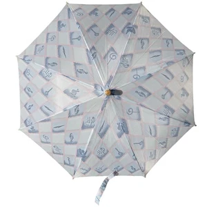 RARE Harry Potter Warner Bros 2000 Compact Umbrella Blue Hat Scar Potion - Picture 1 of 9