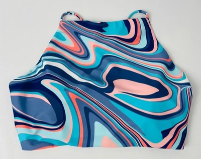 Nuevo con etiquetas Traje de baño Pasas Bikini Parte superior Parte inferior S M L XL Malibu Cuello alto MEZCLA Y COMBINACIÓN $56 Foto 1 de 4