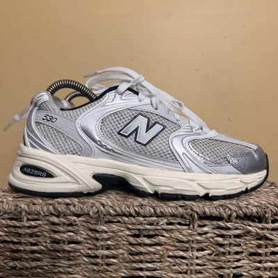 New Balance 530 Silver Mdtallic unisex US size 5.5 MR530TA - Image 1 of 4