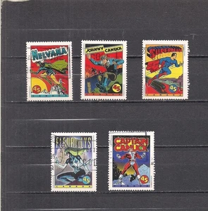 Canadá 1995 #1579-83 usado set Superman y otros cómics - Imagen 1 de 1