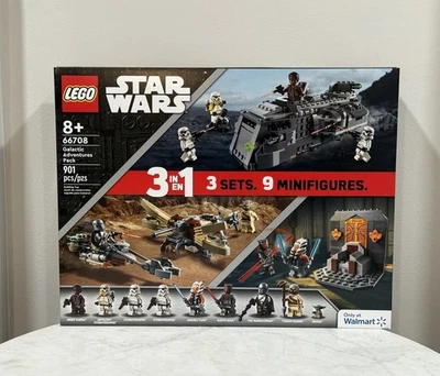 LEGO 66708 Star Wars Galactic приключения упаковка 3 в 1 набор новый эксклюзивный  - Изображение 1 из 4