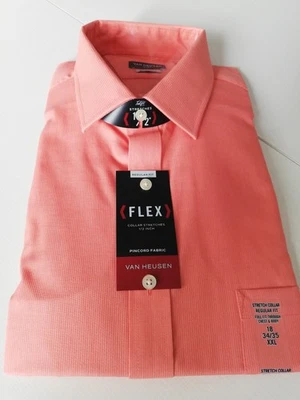 Van Heusen XXLarge Flex Regular Fit Stretch Collar 18. 34/35 New - Image 1 of 4