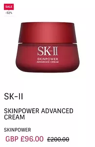 SK-ll Skinpower Advanced Cream 80g VAT NOT INCLUDED. ONLY ONE AVAILABLE.  - Picture 1 of 5