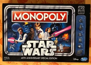 Monopoly Star Wars 40th Anniversary Special Edition Familien Brettspiel komplett - Bild 1 von 4
