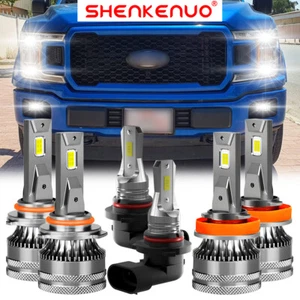 Faros LED bombillas antiniebla altas para camioneta Ford F-150 doble cabina 2015-2023 V15 - Imagen 1 de 17