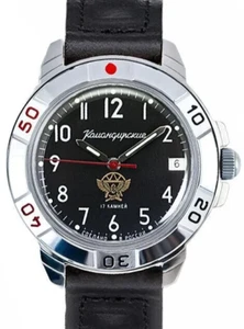 Vostok Komandirskie 43121B Watch Mechanical Military New USA Seller - Picture 1 of 9
