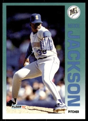 1992 Fleer Baseball Card Mike Jackson Seattle Mariners #282 - Image 1 of 2