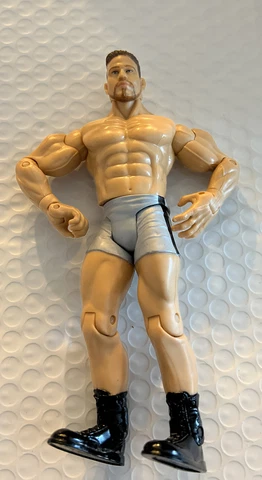 2003 WWE Jakks Charlie Haas 7” Figure gray shorts Cover