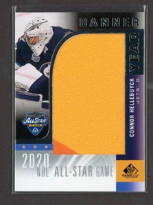 2020-21 SP Game Used '20 NHL All Star Game Banner Year Relics Connor Hellebuyck - Bild 1 von 1