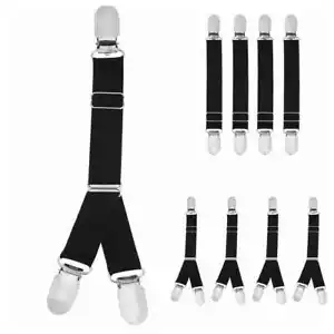 2/4PCS Y/I Style Garter Belt Women Stockings Clips Holder Suspender Unisex - Picture 1 of 21