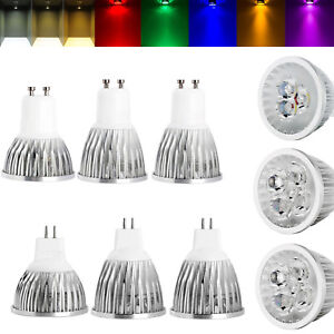Dimmable LED Spotlight Bulbs 9W 12W 15W GU10 110V 220V MR16 12V Lamp 8 Colors GM