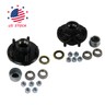 2x 4-on-4 Idler Hub Bearing Kit For 2000 Lbs Trailer Axle – Cone Style Lug Nuts
