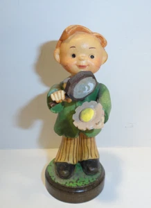 ANRI Ferrandiz Boy with Magnifying Glass Figurine Italy - Picture 1 of 6