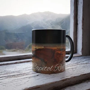 Color Changing! Capitol Reef National Park ThermoH Morphin Ceramic Coffee Mug - Picture 1 of 9