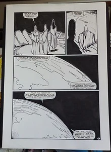 ZEN INTERGALÁCTICO NINJA #1 PÁGINA 9 1993 CÓMIC ORIGINAL ART-BILL RATÓN-ENTITYCOMICS - Imagen 1 de 1