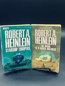 Raumschiff Troopers & der Mond ist eine harte Geliebte von Robert Heinlein Sci-Fi PB - Bild 1 von 16