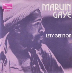 VINYLE 7' MARVIN GAYE LET'S GET IT ON + I WISH IT WOULD RAIN MOTOWN FRANCE - Picture 1 of 3