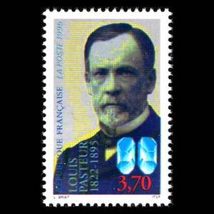 Francia 1995 - Aniversario de la Muerte de Louis Pasteur, Científico - Sc 2453 Estampillada sin montar o nunca montada - Imagen 1 de 2