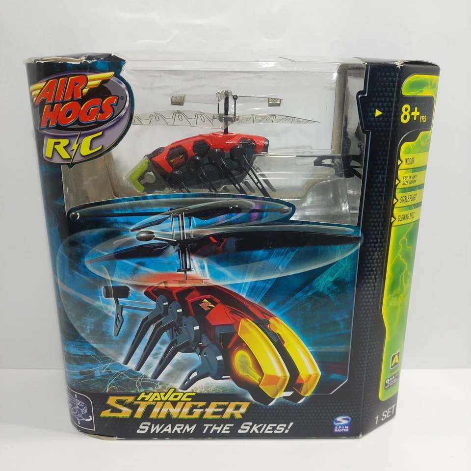 AIR HOGS Havoc Stinger Heli RC Aircraft Helicopter Radio Control Vintage VTG - Image 1 of 4